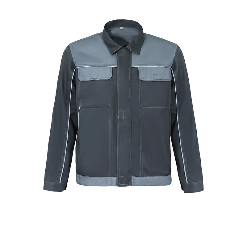Work Clothing Men Suit Reflective Multi Pockets Work Clothing Men Reflective Workshop Durable Uniforms