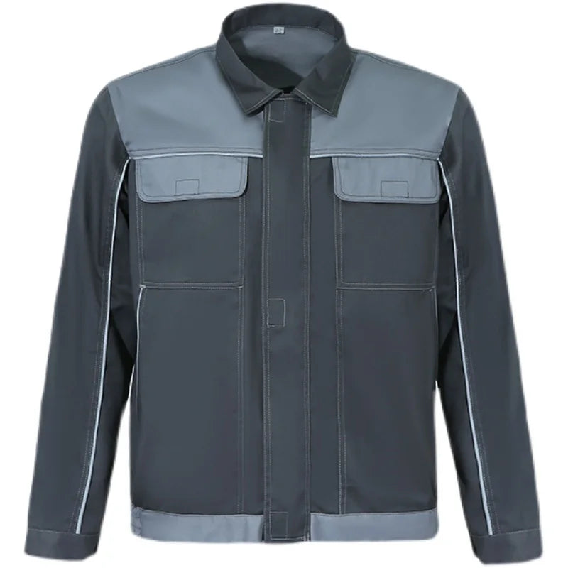 Work Clothing Men Suit Reflective Multi Pockets Work Clothing Men Reflective Workshop Durable Uniforms