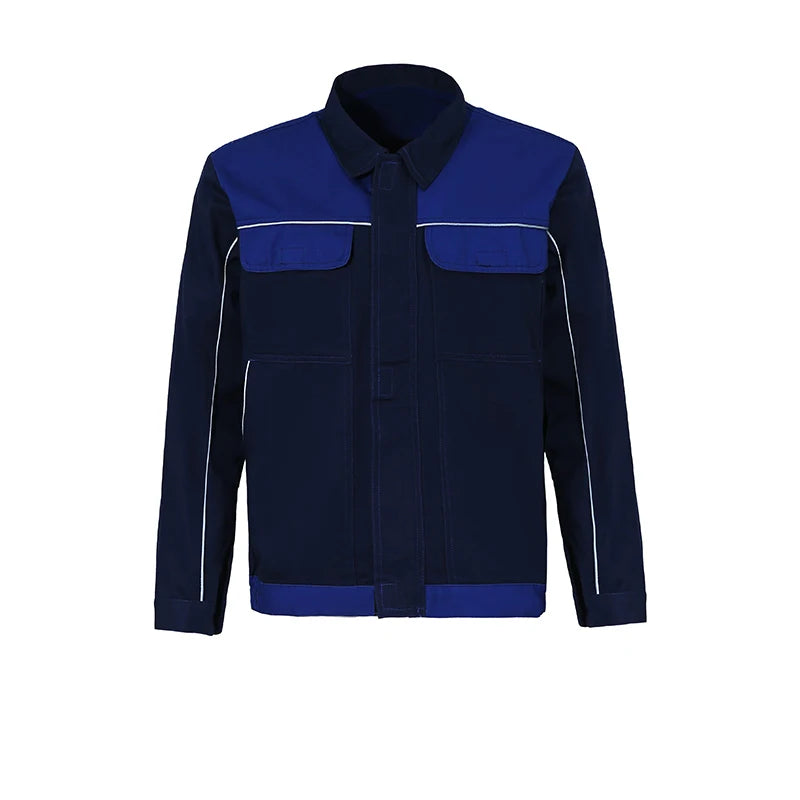 Work Clothing Men Suit Reflective Multi Pockets Work Clothing Men Reflective Workshop Durable Uniforms