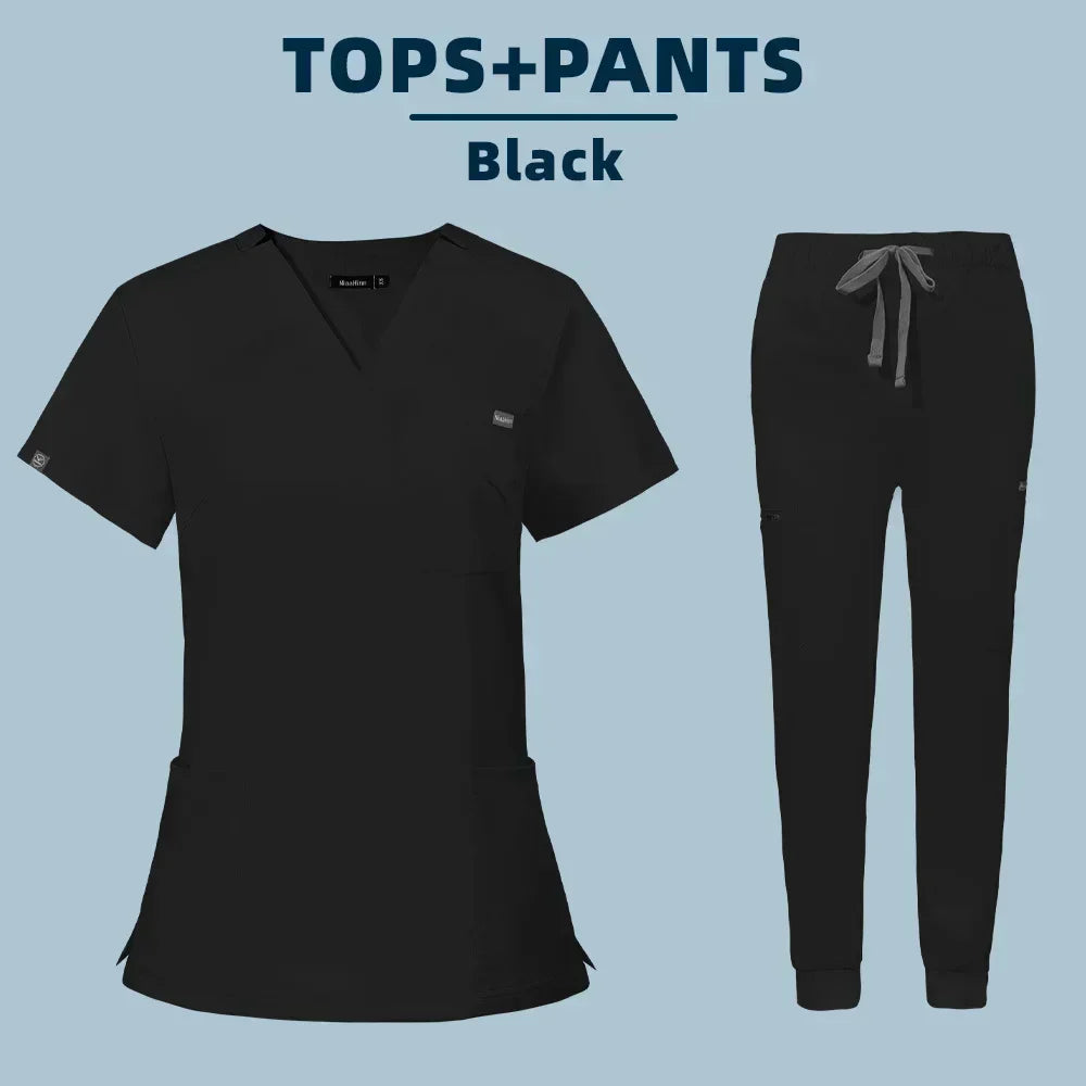 Scrubs Hospital Working Scrubs Set Operating Room Medical Uniform Scrubs Hospital Working Scrubs Set Medical