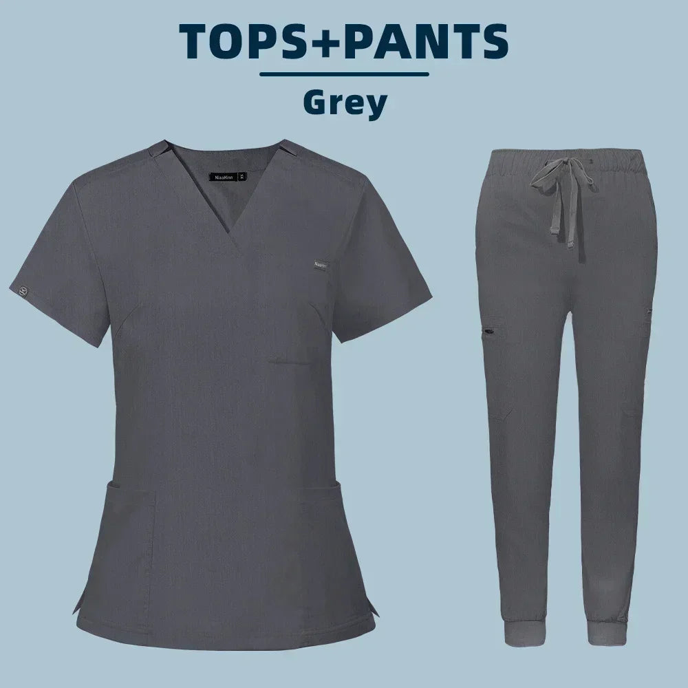 Scrubs Hospital Working Scrubs Set Operating Room Medical Uniform Scrubs Hospital Working Scrubs Set Medical