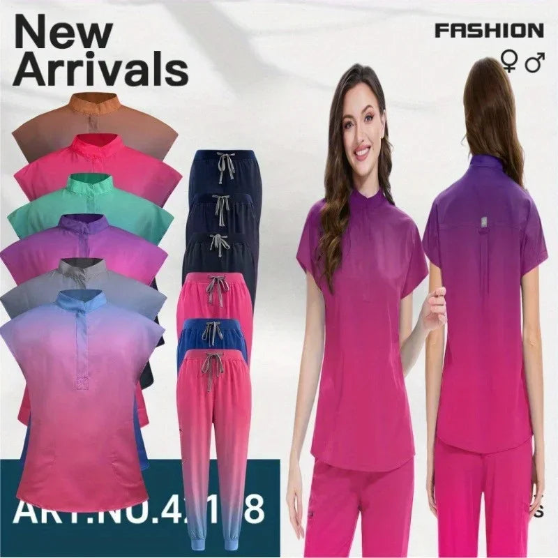 Women's Medical Scrubs Set, designed for healthcare professionals who value comfort, style, and functionality