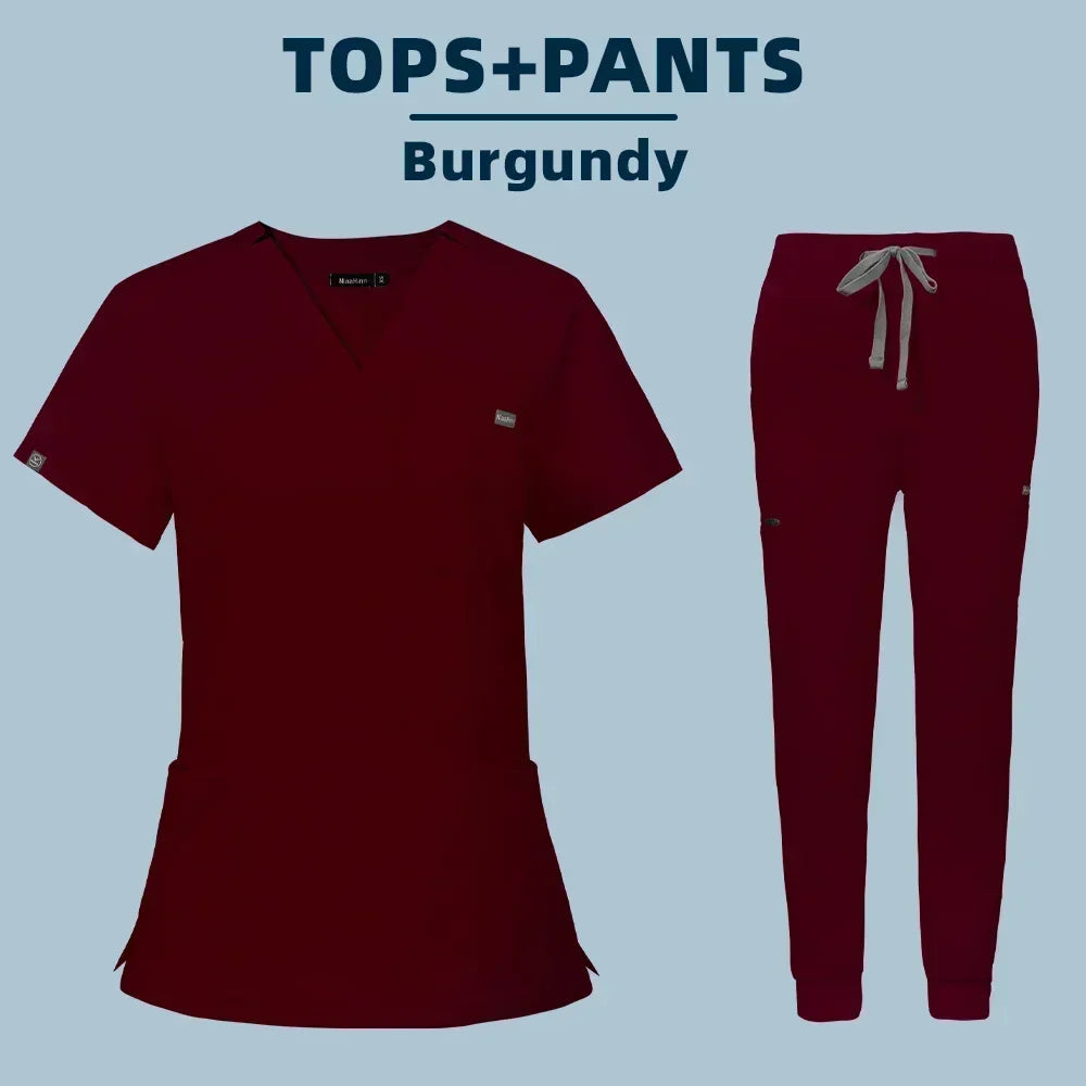 Scrubs Hospital Working Scrubs Set Operating Room Medical Uniform Scrubs Hospital Working Scrubs Set Medical