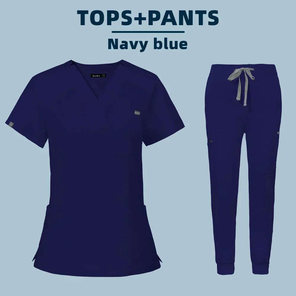 Scrubs Hospital Working Scrubs Set Operating Room Medical Uniform Scrubs Hospital Working Scrubs Set Medical