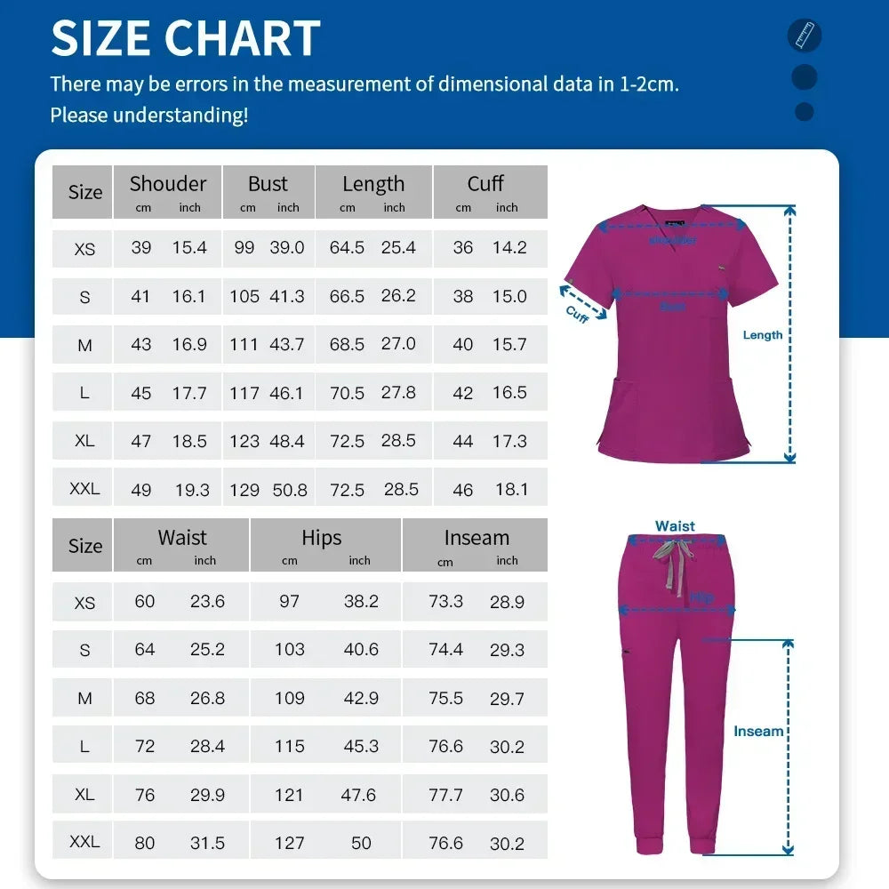 Scrubs Hospital Working Scrubs Set Operating Room Medical Uniform Scrubs Hospital Working Scrubs Set Medical