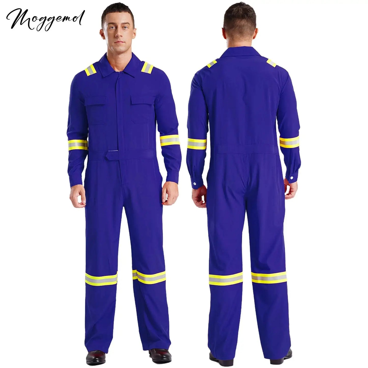 Mens High Visibility Reflective Coveralls - Your Ultimate Work Companion!