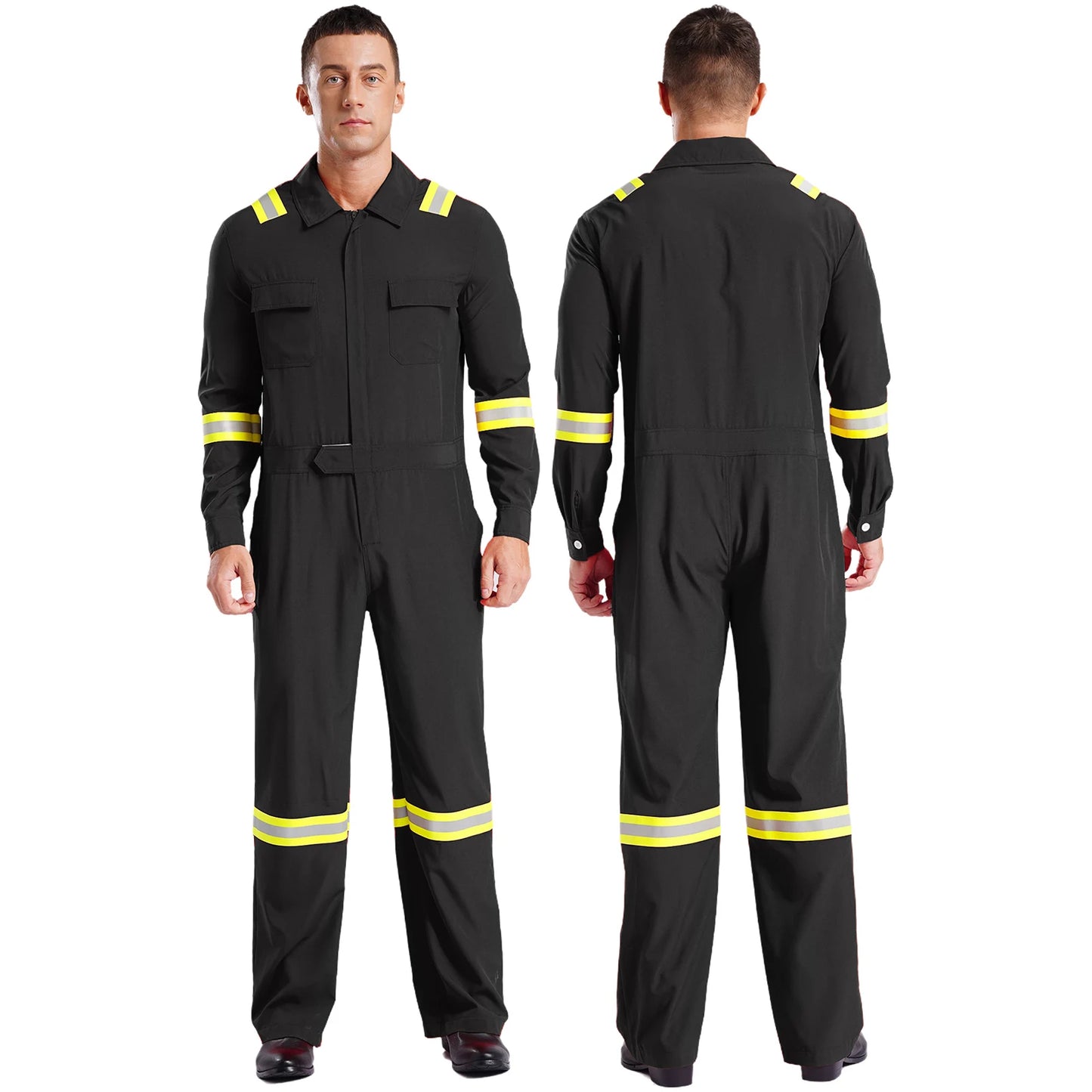 Mens High Visibility Reflective Coveralls - Your Ultimate Work Companion!