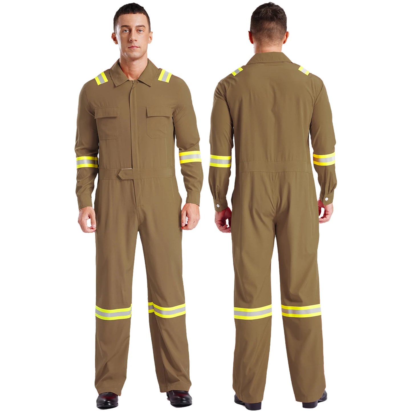 Mens High Visibility Reflective Coveralls - Your Ultimate Work Companion!