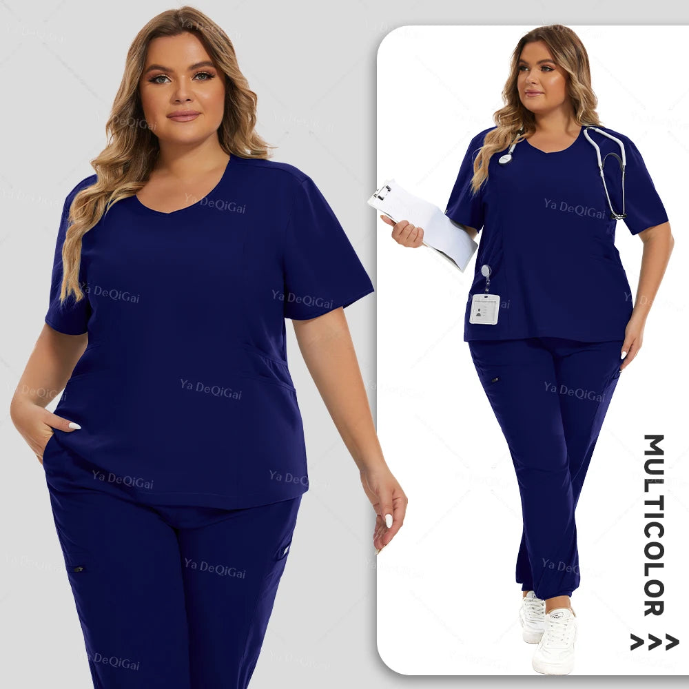 Scrubs Medical Uniforms Women Set Nursing Accessories Hospital Suit Surgical Uniforms