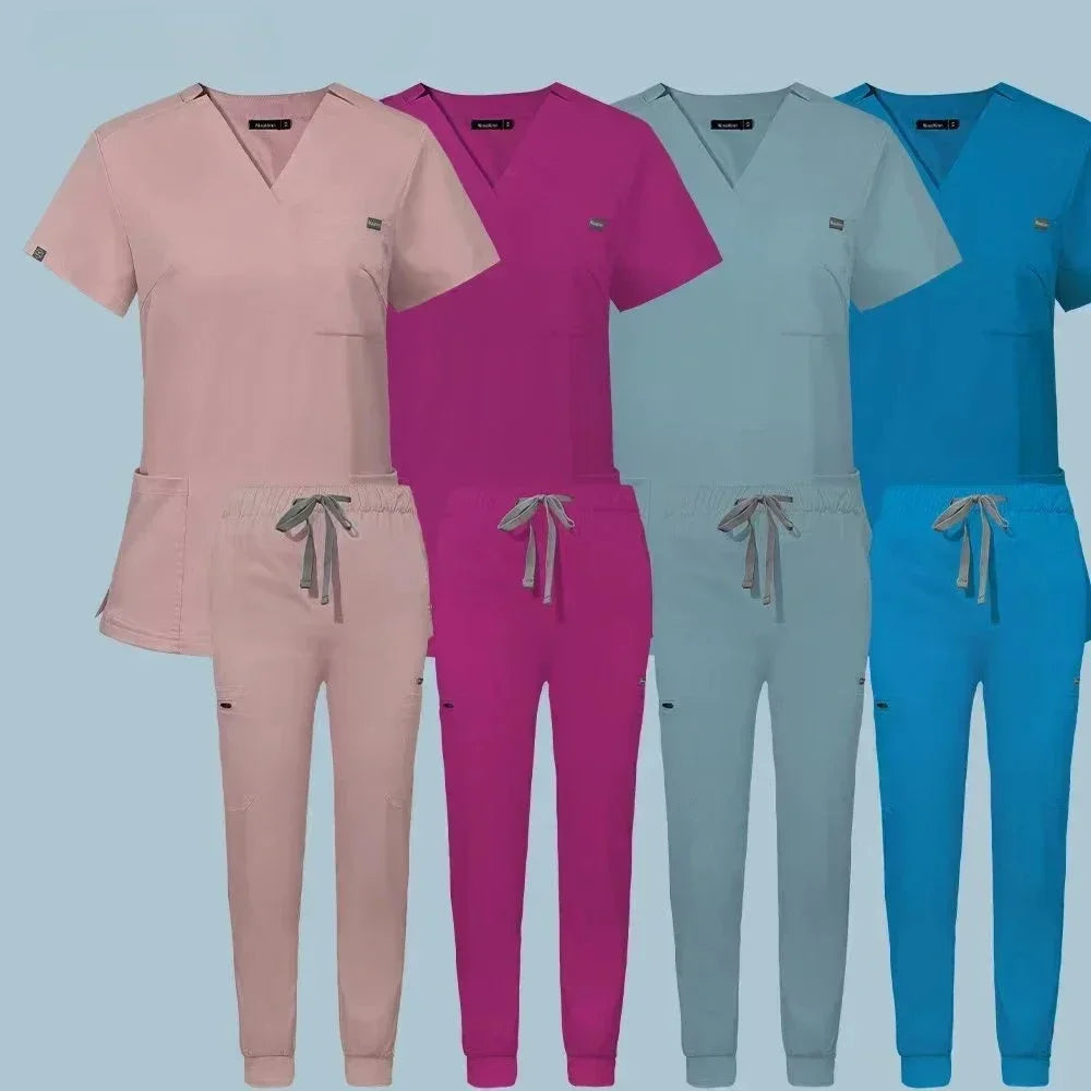 Scrubs Hospital Working Scrubs Set Operating Room Medical Uniform Scrubs Hospital Working Scrubs Set Medical