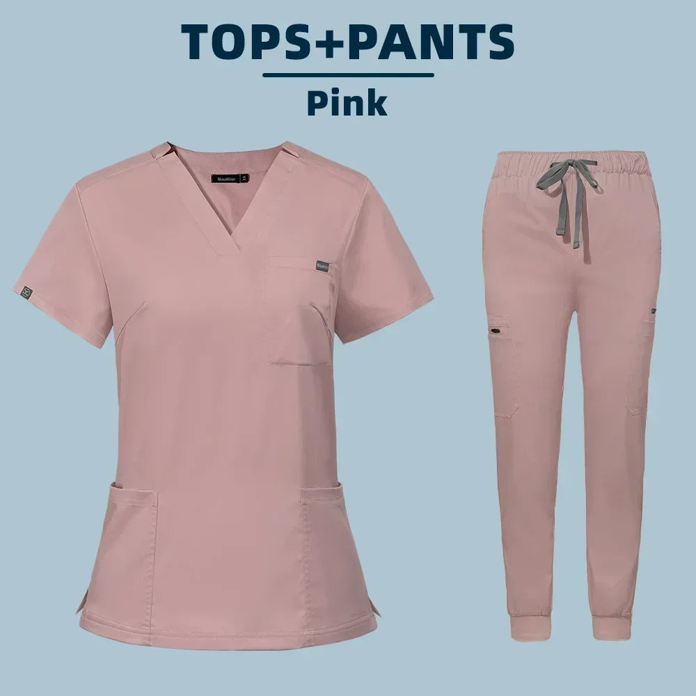Scrubs Hospital Working Scrubs Set Operating Room Medical Uniform Scrubs Hospital Working Scrubs Set Medical