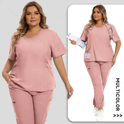 Scrubs Medical Uniforms Women Set Nursing Accessories Hospital Suit Surgical Uniforms