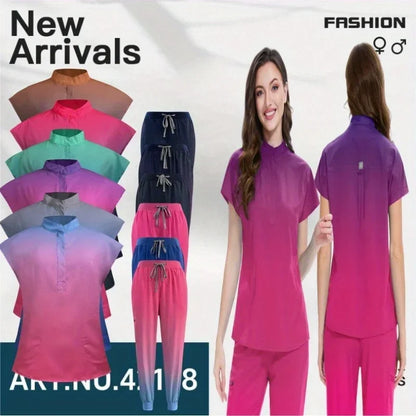 Women's Medical Scrubs Set, designed for healthcare professionals who value comfort, style, and functionality