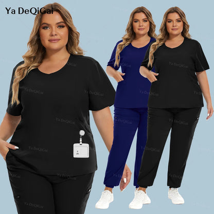 Scrubs Medical Uniforms Women Set Nursing Accessories Hospital Suit Surgical Uniforms