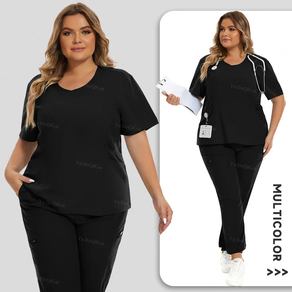 Scrubs Medical Uniforms Women Set Nursing Accessories Hospital Suit Surgical Uniforms