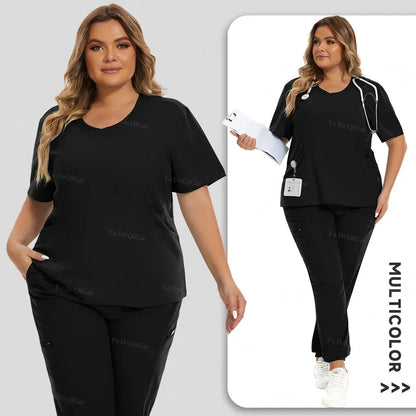 Scrubs Medical Uniforms Women Set Nursing Accessories Hospital Suit Surgical Uniforms