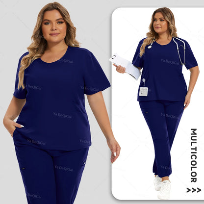 Scrubs Medical Uniforms Women Set Nursing Accessories Hospital Suit Surgical Uniforms