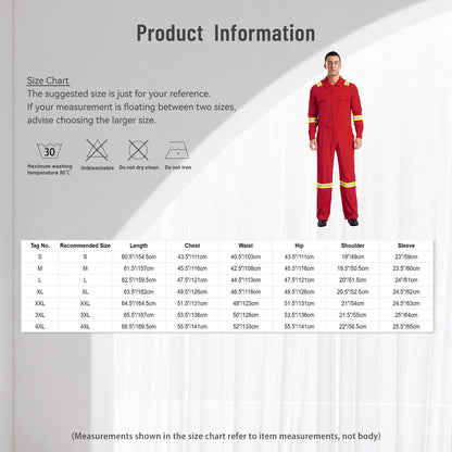 Mens High Visibility Reflective Coveralls - Your Ultimate Work Companion!