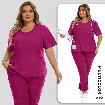Scrubs Medical Uniforms Women Set Nursing Accessories Hospital Suit Surgical Uniforms
