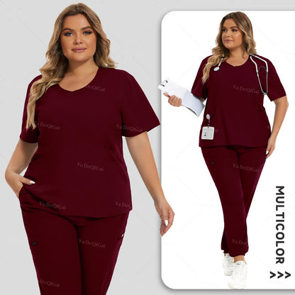 Scrubs Medical Uniforms Women Set Nursing Accessories Hospital Suit Surgical Uniforms