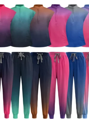 fashionable multicolor scrub set