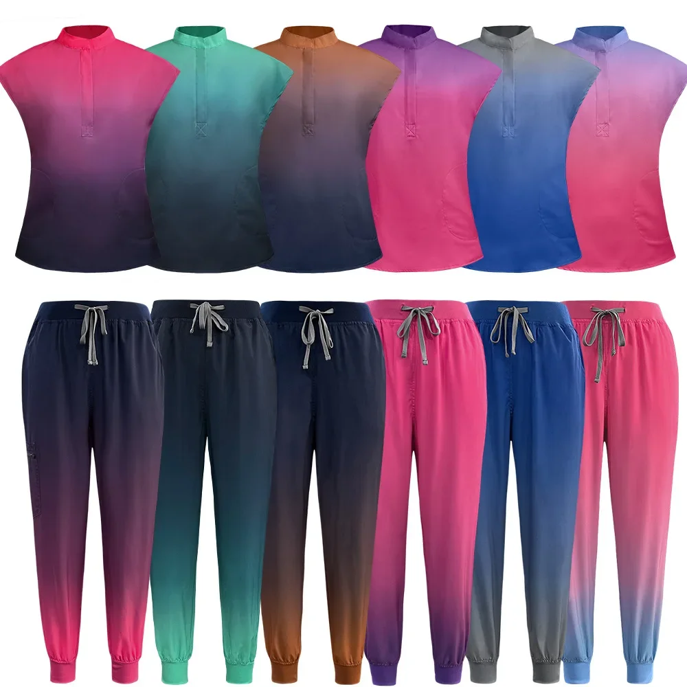 fashionable multicolor scrub set